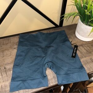 SET ACTIVE Biker Shorts Ribbed Sculptflex NWT